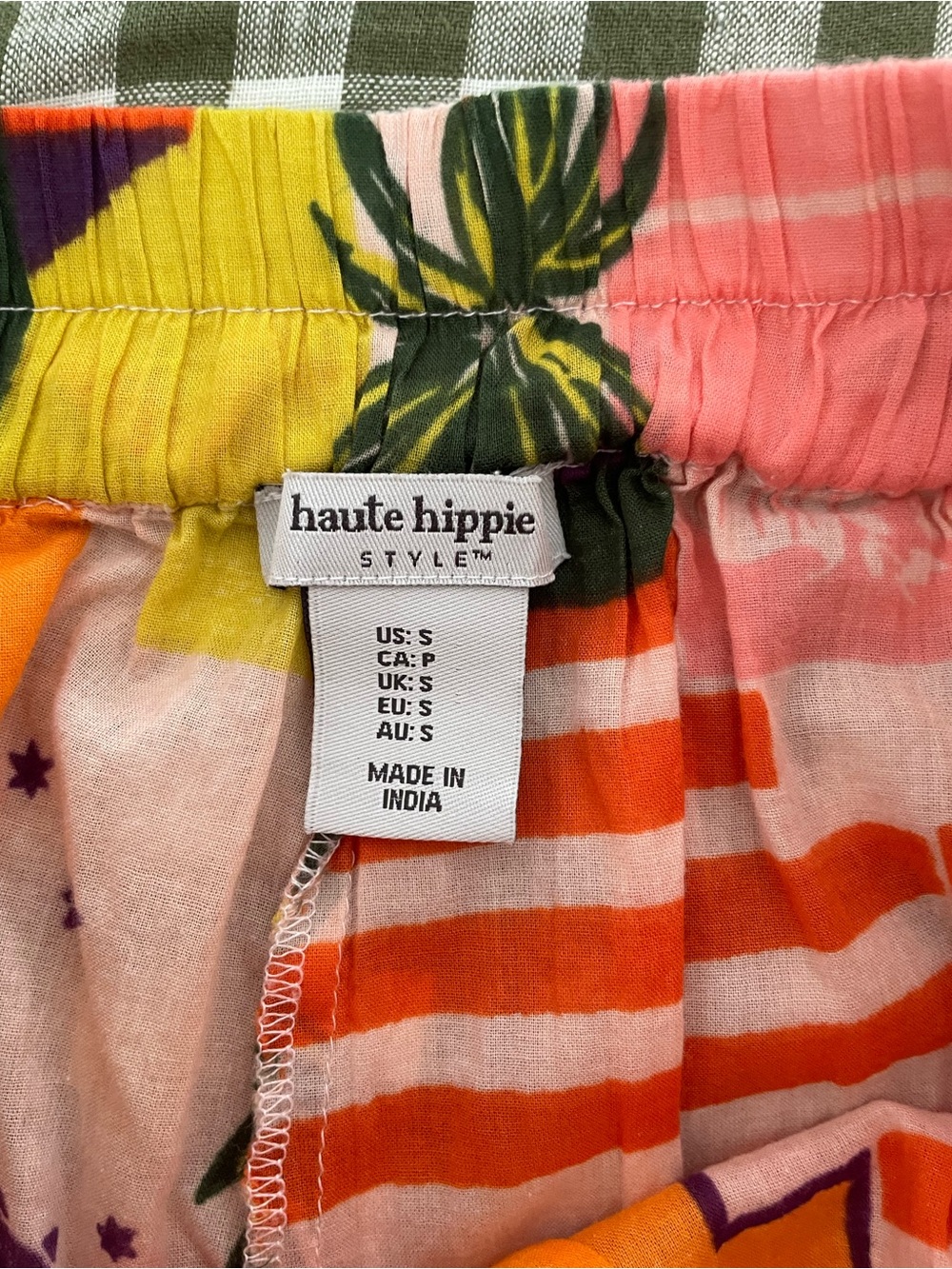 Haute Hippie Pink Multi-Color Wide Leg Pants - Picture 3 of 3